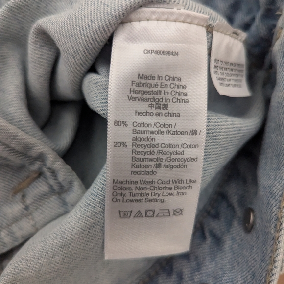 NWT Madewell The Plus Jean Jacket in Westlawn Wash - size 1X - Picture 10 of 16